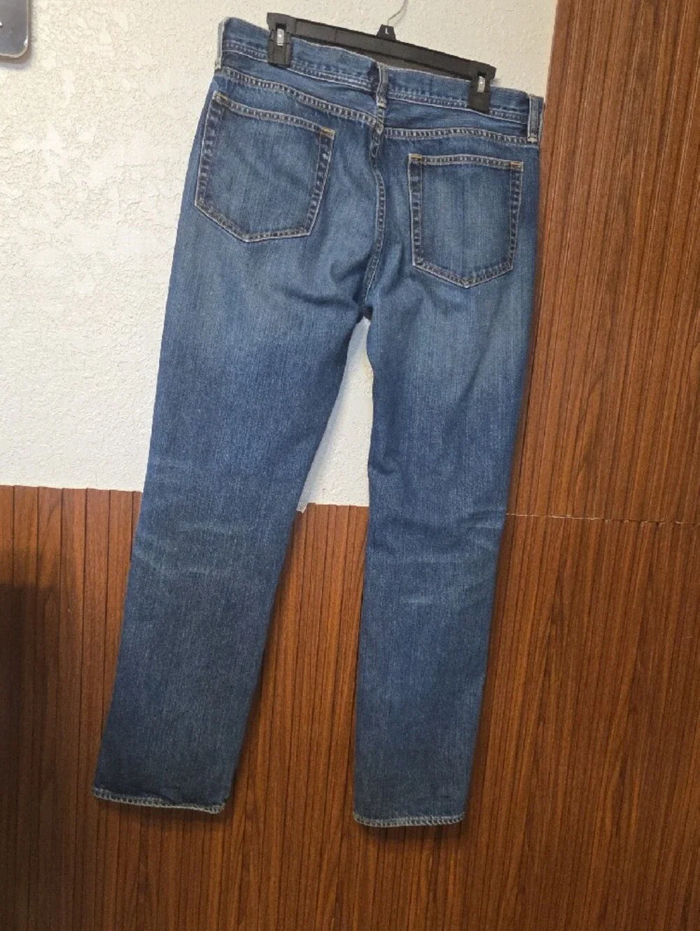 J. Crew Straight-Leg Men's Denim Jeans in Medium Blue 34x30